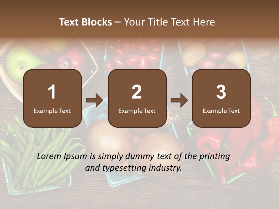 Table Background Wooden PowerPoint Template