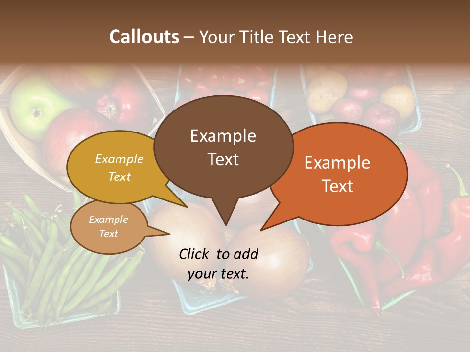 Table Background Wooden PowerPoint Template