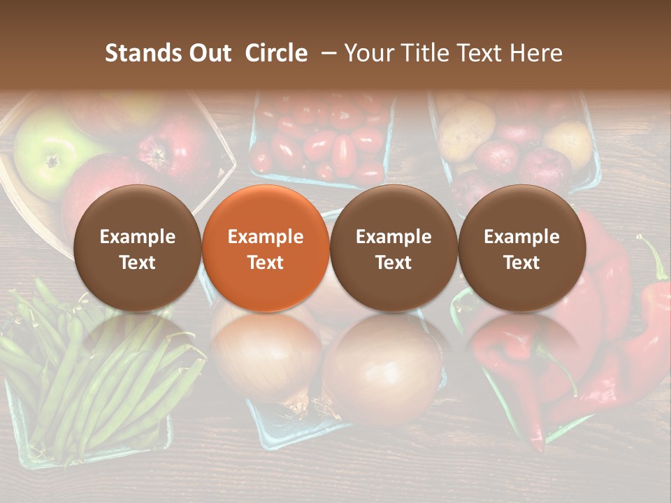 Table Background Wooden PowerPoint Template