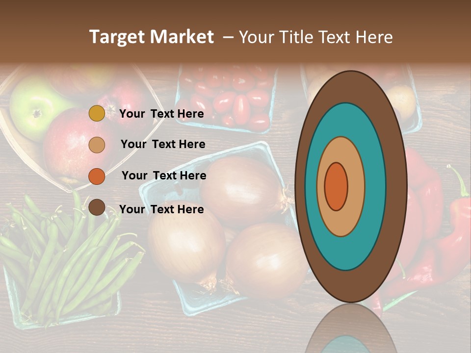 Table Background Wooden PowerPoint Template