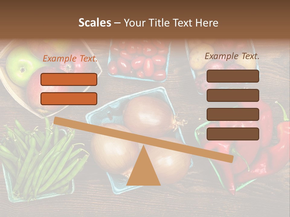 Table Background Wooden PowerPoint Template