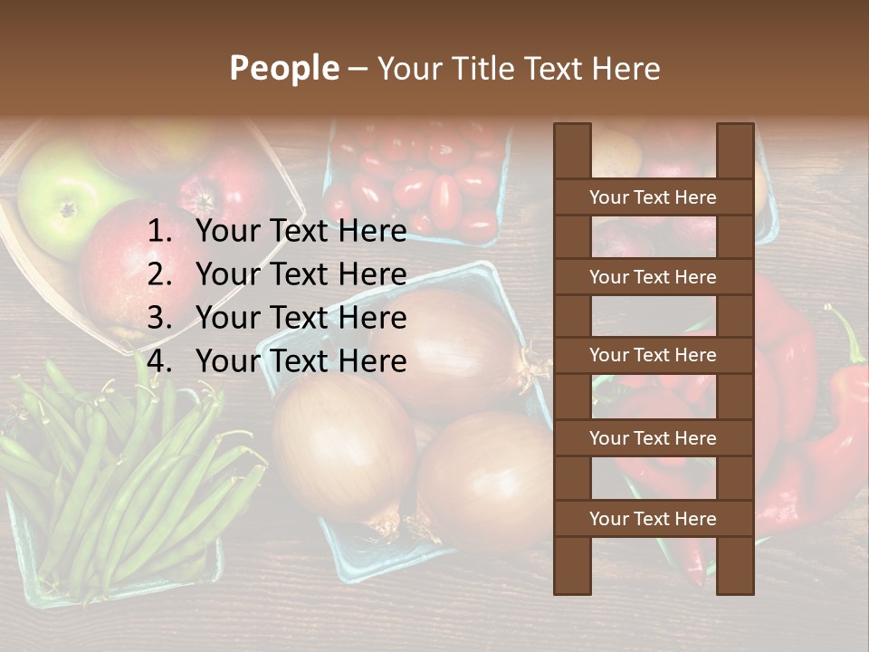 Table Background Wooden PowerPoint Template