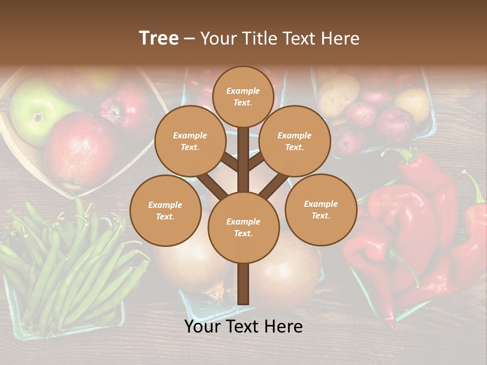 Table Background Wooden PowerPoint Template