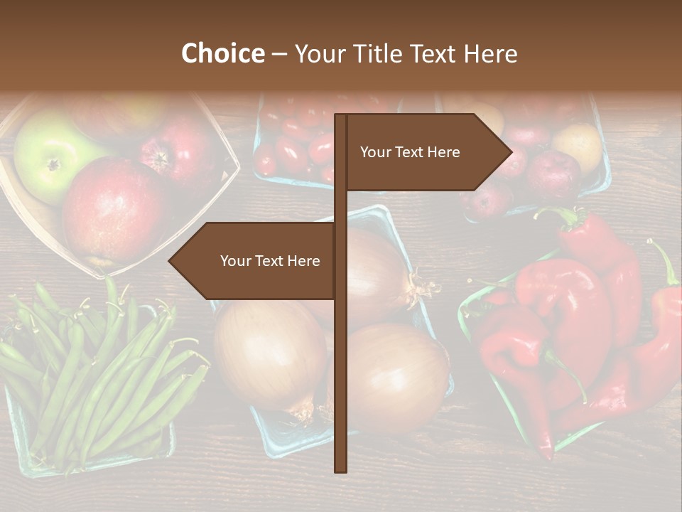 Table Background Wooden PowerPoint Template