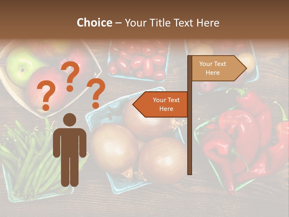 Table Background Wooden PowerPoint Template