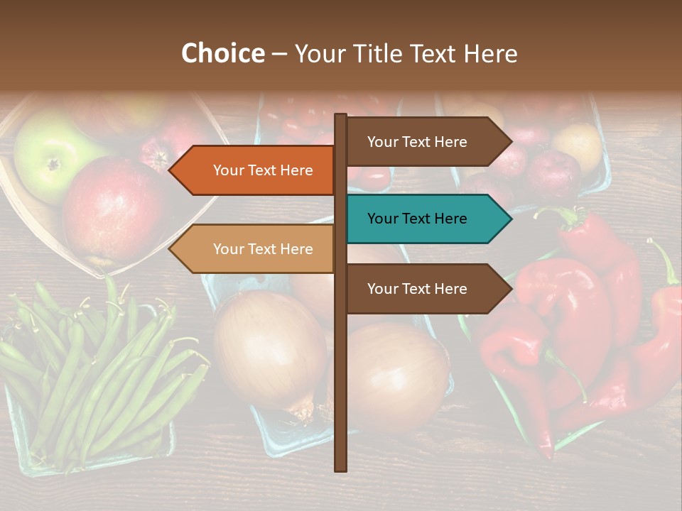 Table Background Wooden PowerPoint Template