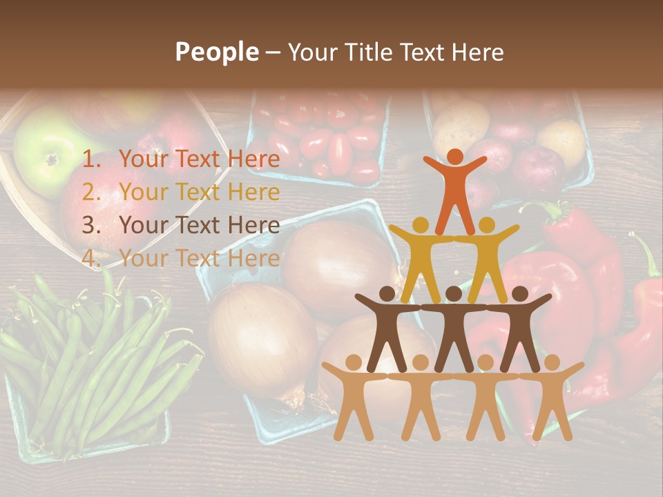 Table Background Wooden PowerPoint Template