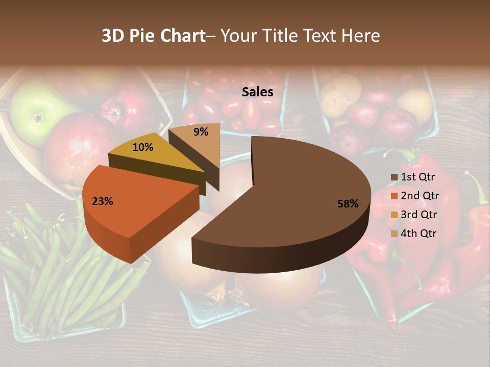 Table Background Wooden PowerPoint Template