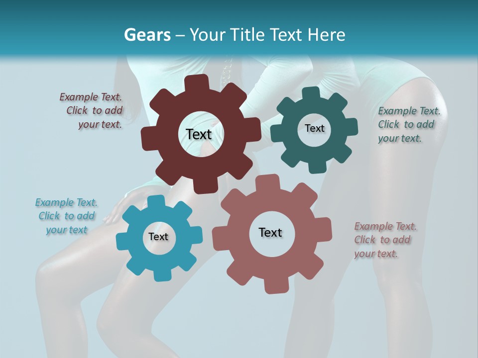 Attractive Y Lady PowerPoint Template