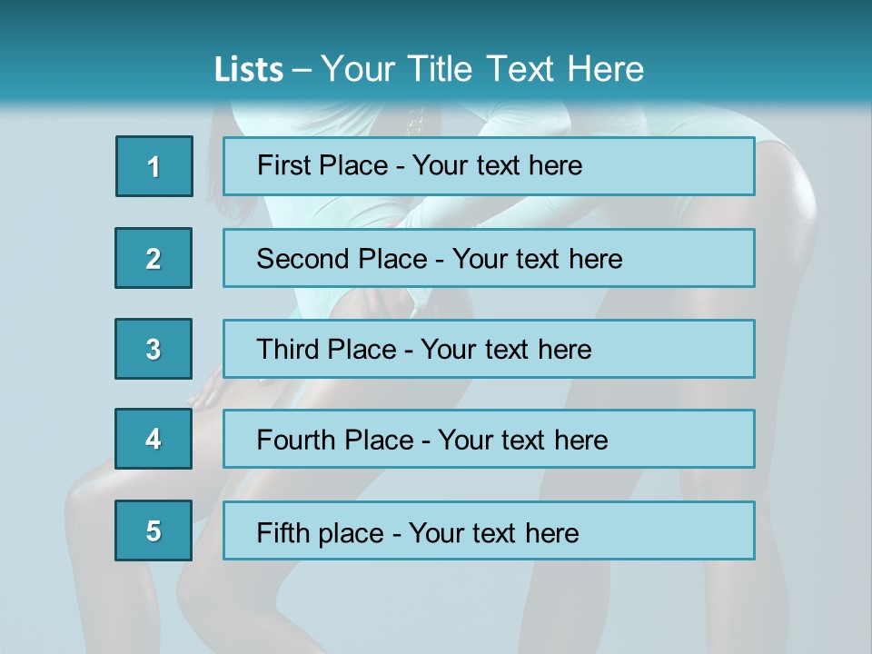Attractive Y Lady PowerPoint Template