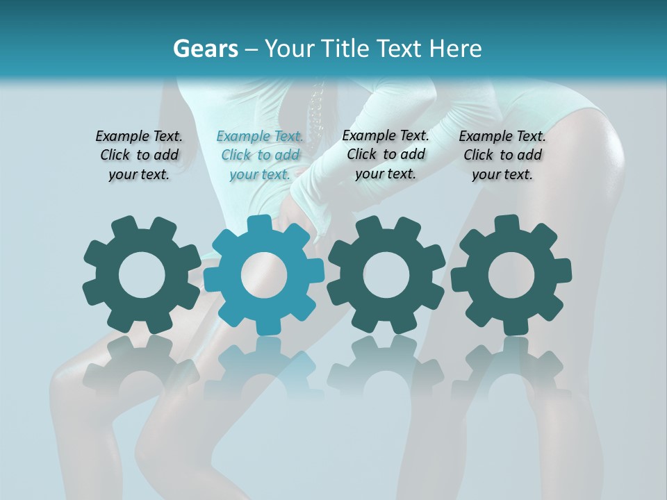 Attractive Y Lady PowerPoint Template