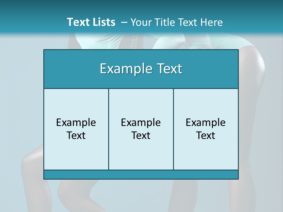 Attractive Y Lady PowerPoint Template