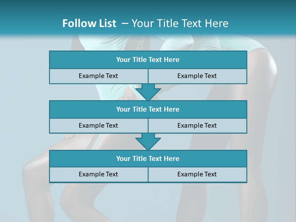Attractive Y Lady PowerPoint Template
