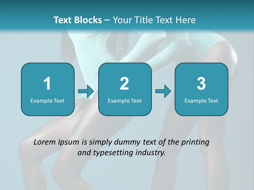 Attractive Y Lady PowerPoint Template