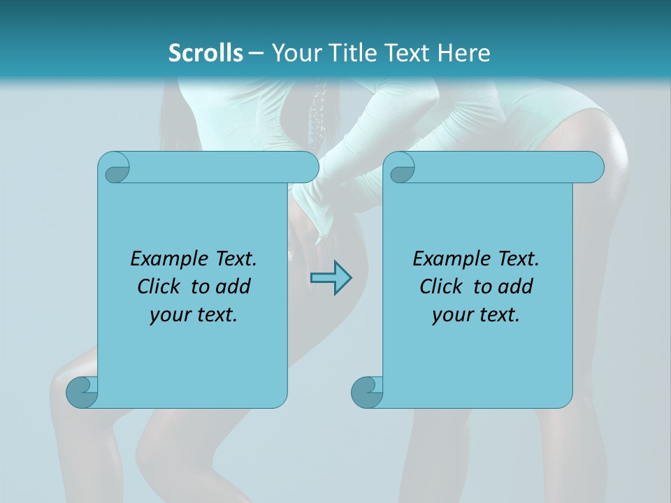 Attractive Y Lady PowerPoint Template