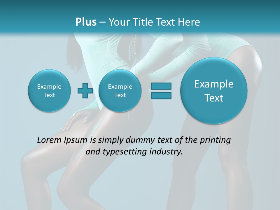 Attractive Y Lady PowerPoint Template