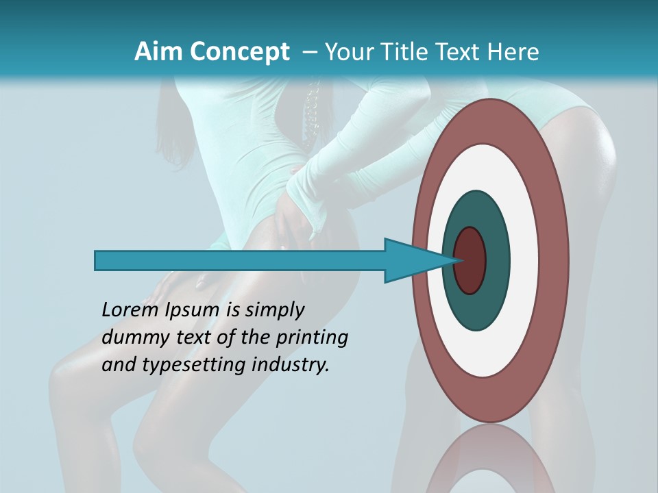 Attractive Y Lady PowerPoint Template