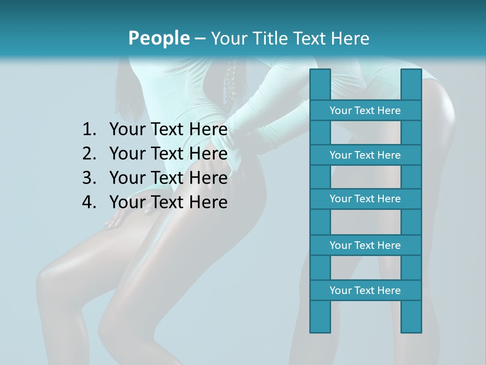 Attractive Y Lady PowerPoint Template