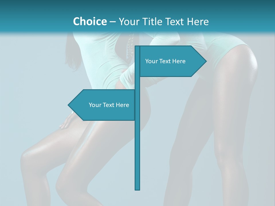 Attractive Y Lady PowerPoint Template