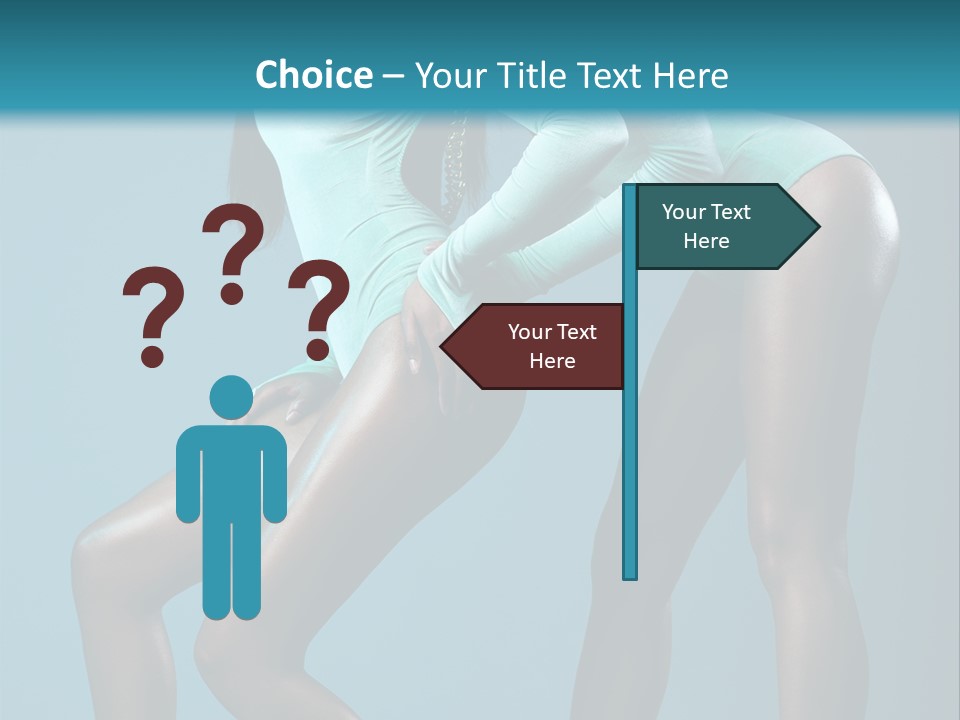 Attractive Y Lady PowerPoint Template