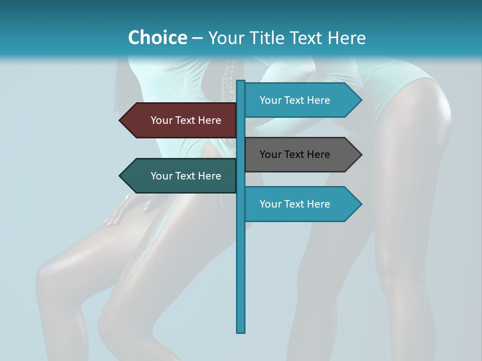 Attractive Y Lady PowerPoint Template