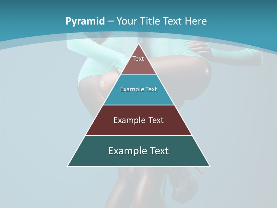 Eye Hair Blue PowerPoint Template