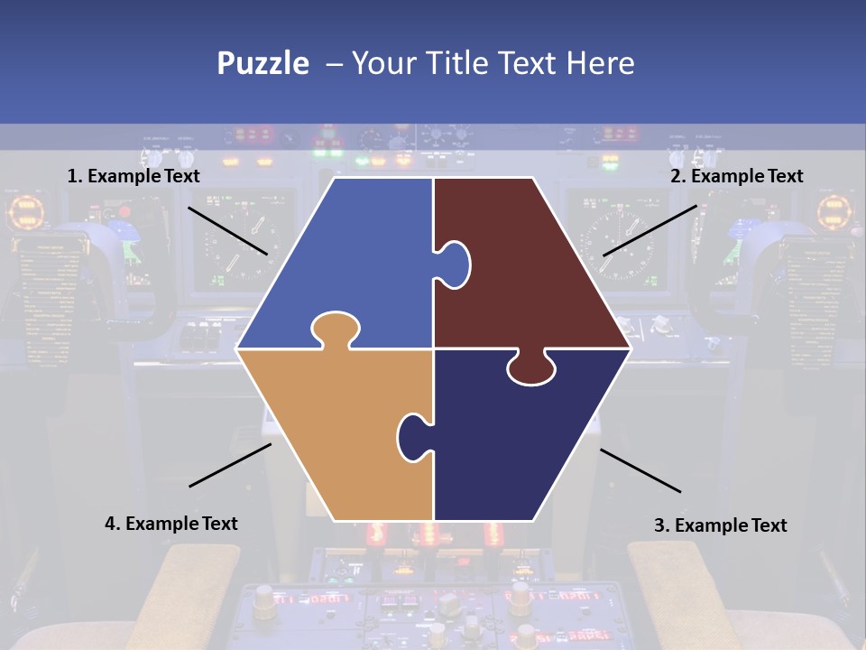 Exercise Flight Simulator Flight PowerPoint Template