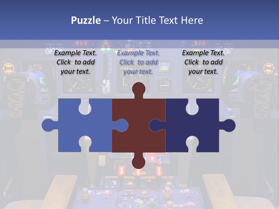 Exercise Flight Simulator Flight PowerPoint Template