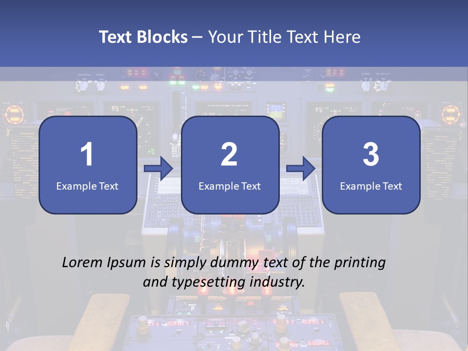 Exercise Flight Simulator Flight PowerPoint Template