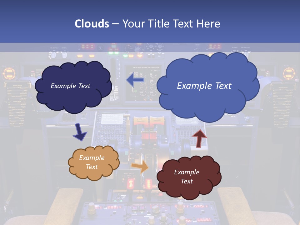 Exercise Flight Simulator Flight PowerPoint Template