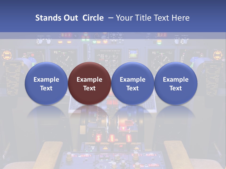 Exercise Flight Simulator Flight PowerPoint Template