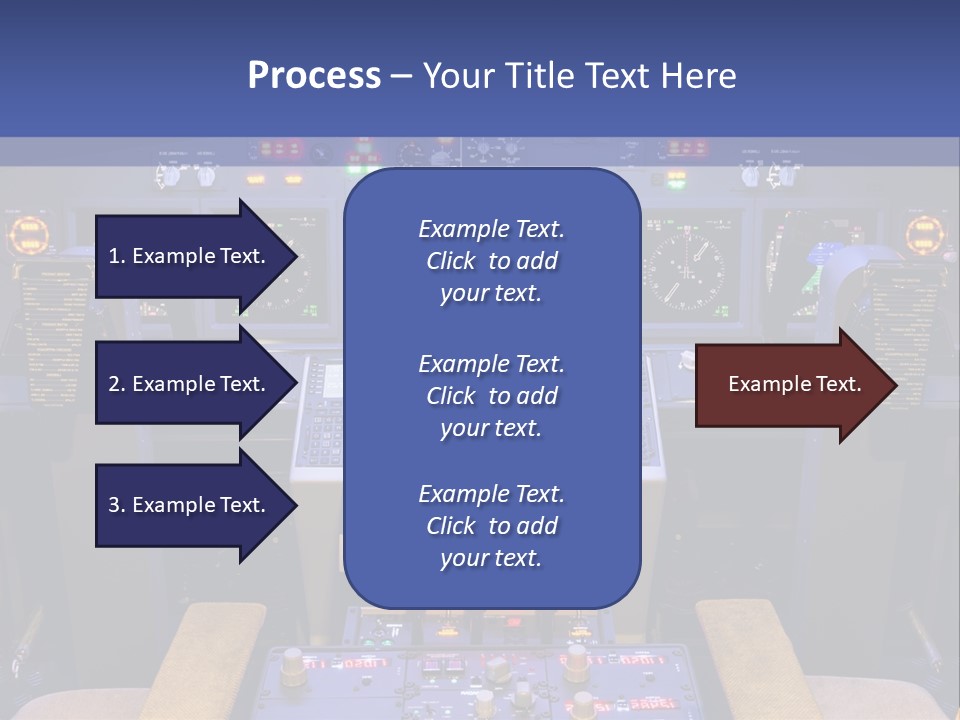 Exercise Flight Simulator Flight PowerPoint Template