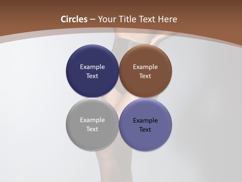 Cute Lady People PowerPoint Template