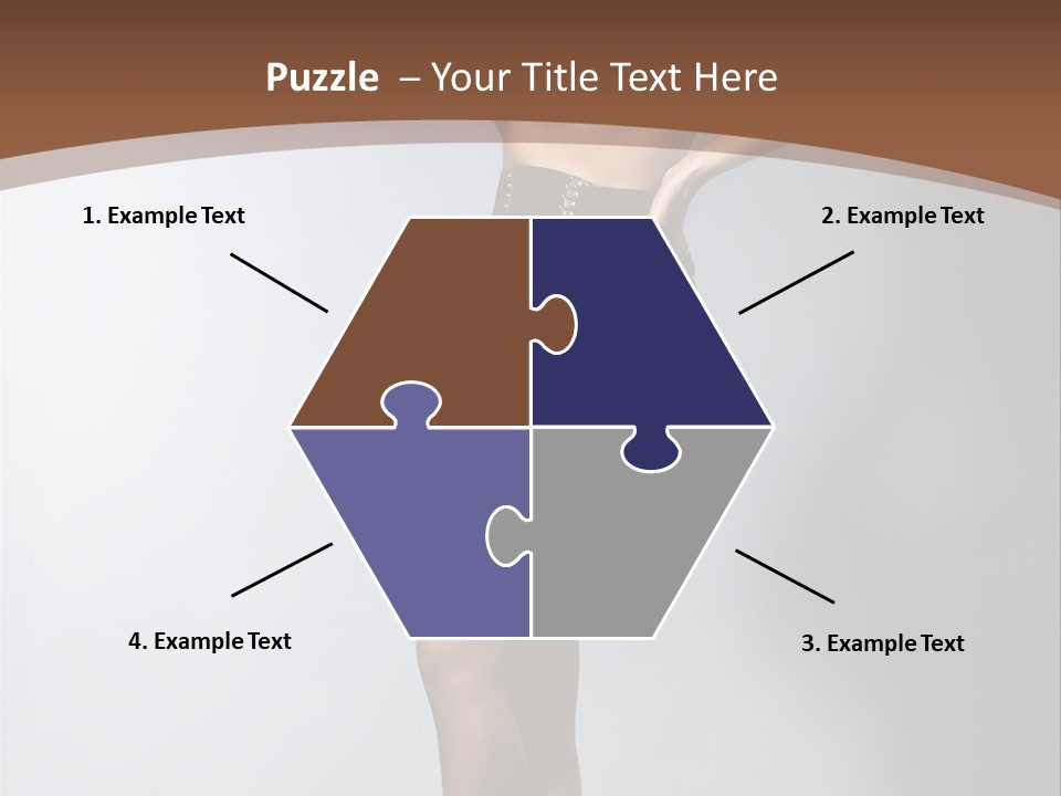 Cute Lady People PowerPoint Template