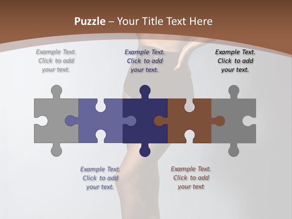 Cute Lady People PowerPoint Template