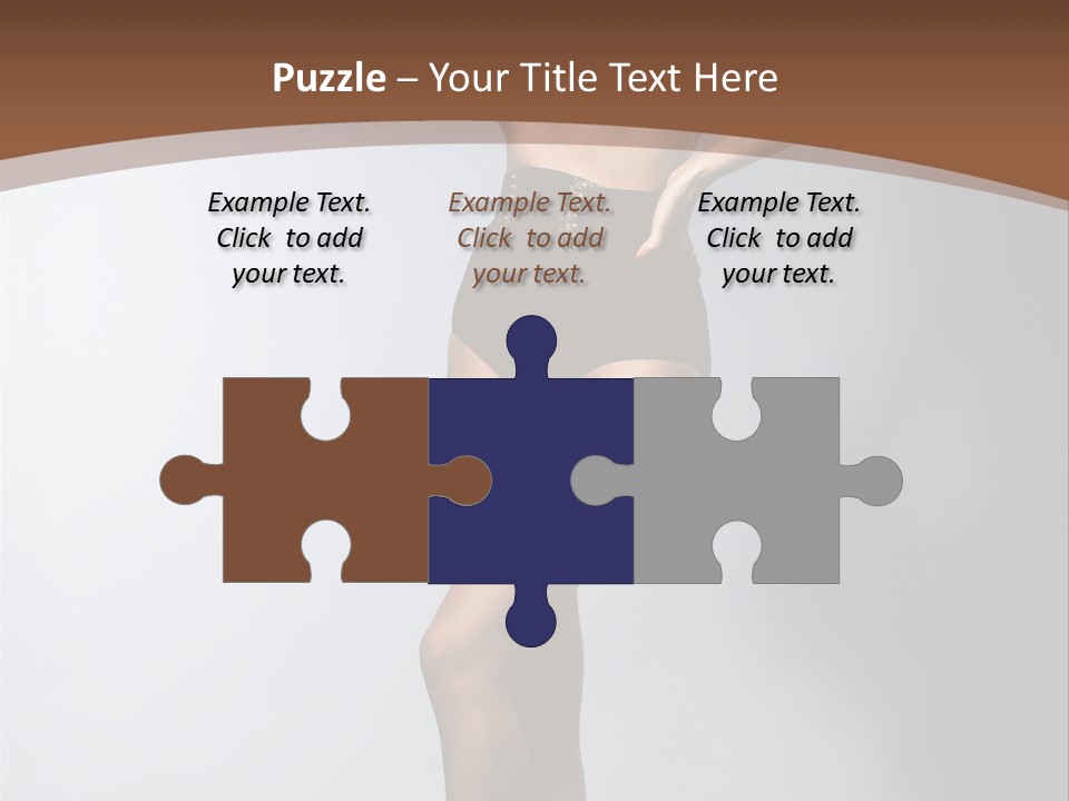 Cute Lady People PowerPoint Template