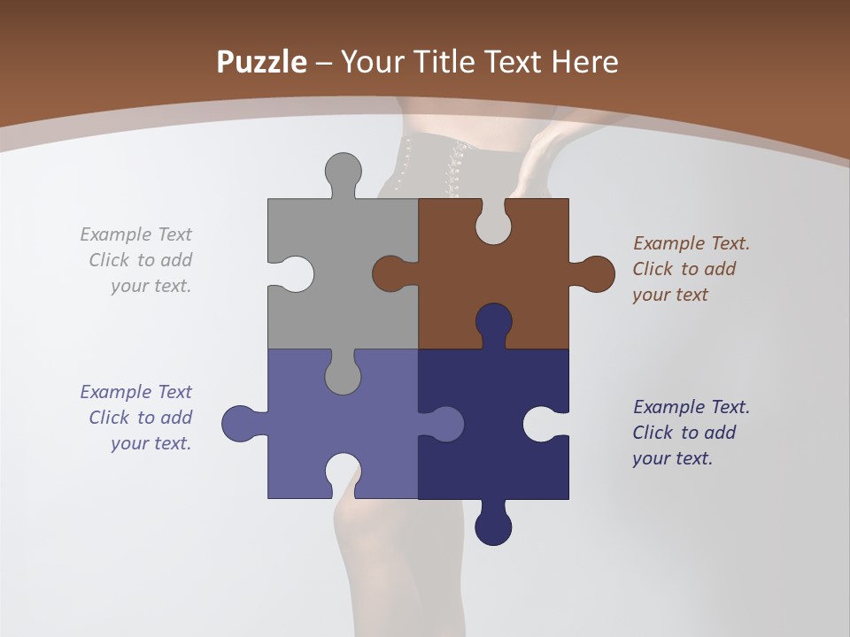 Cute Lady People PowerPoint Template