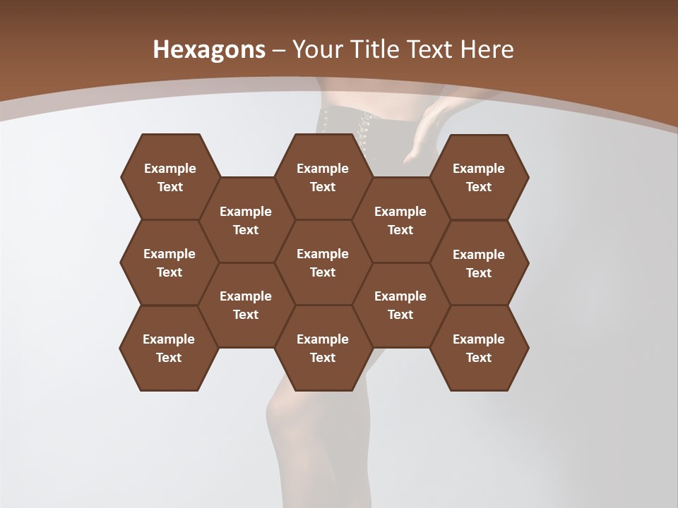 Cute Lady People PowerPoint Template