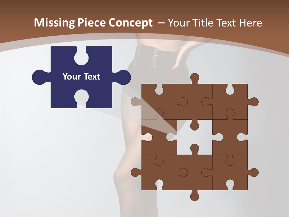 Cute Lady People PowerPoint Template