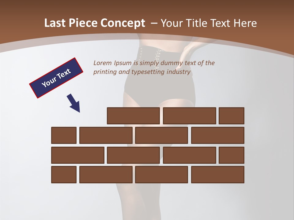 Cute Lady People PowerPoint Template