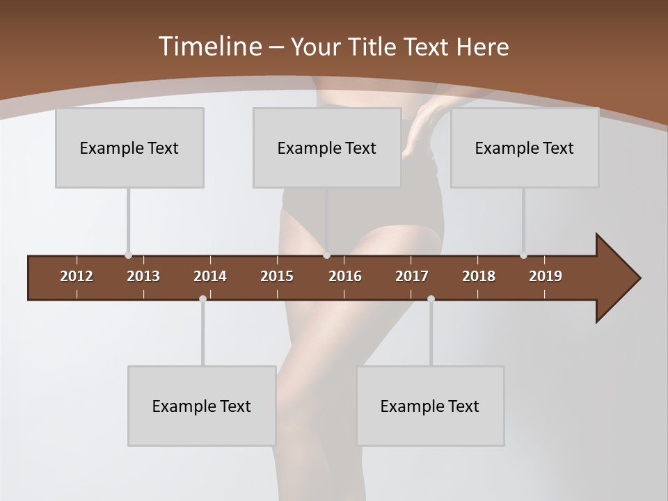 Cute Lady People PowerPoint Template