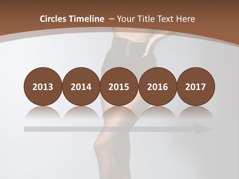 Cute Lady People PowerPoint Template