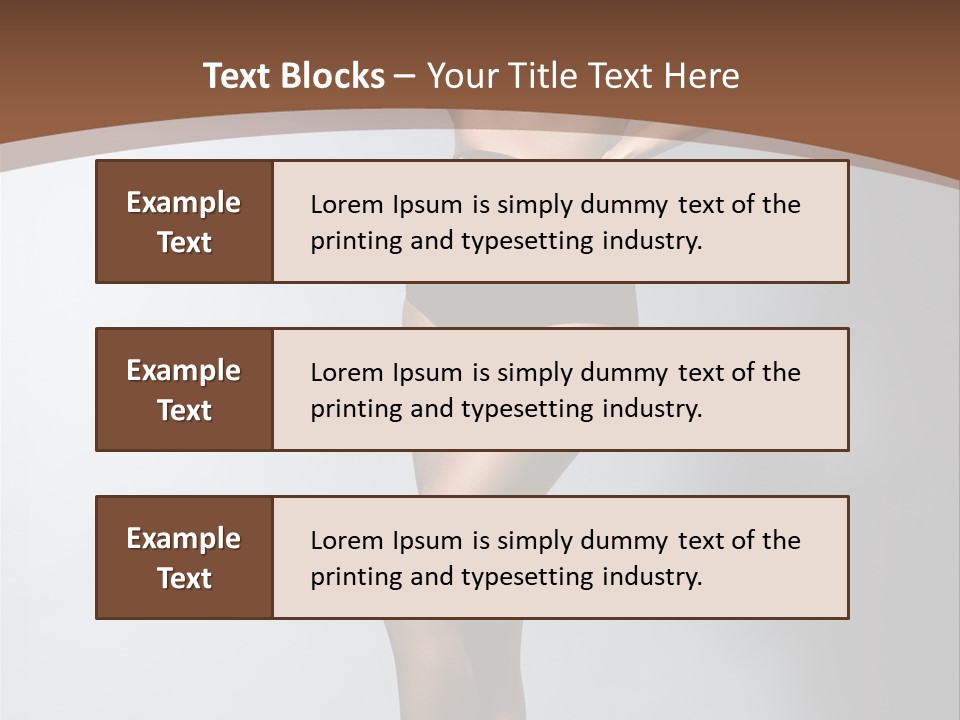 Cute Lady People PowerPoint Template