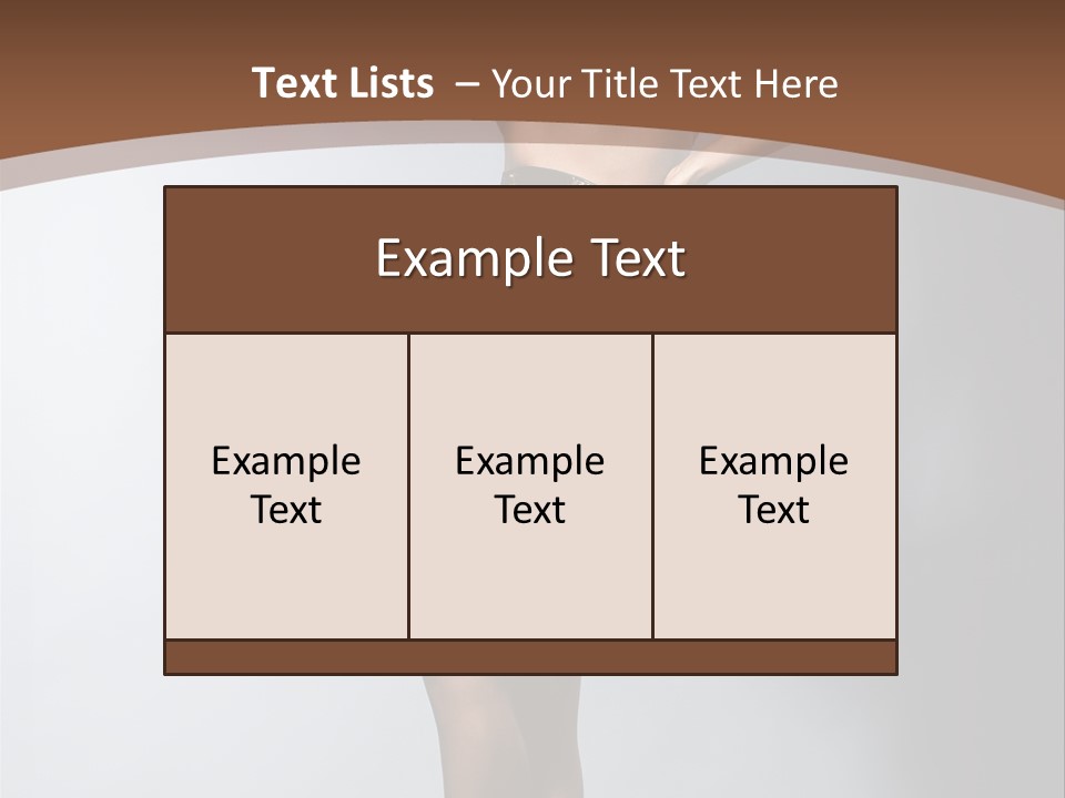 Cute Lady People PowerPoint Template