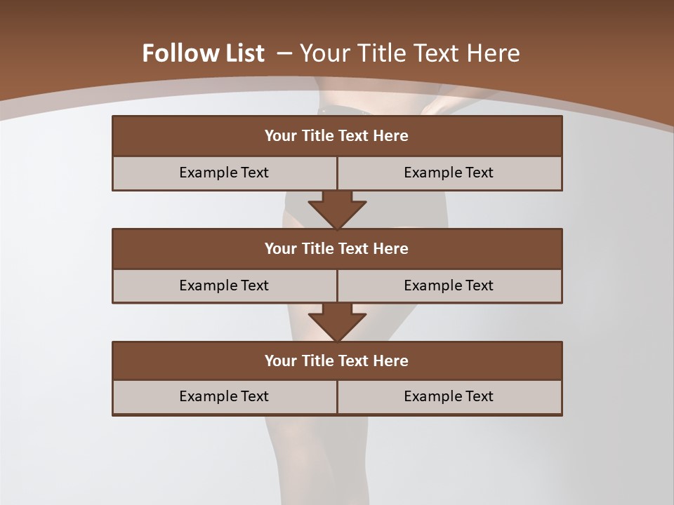 Cute Lady People PowerPoint Template