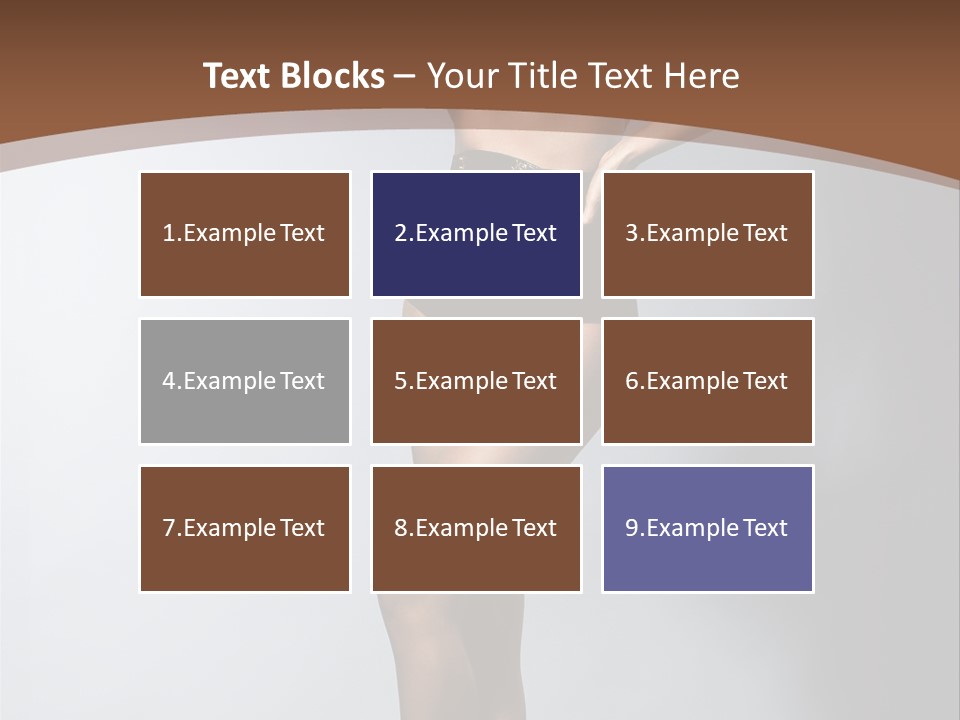 Cute Lady People PowerPoint Template