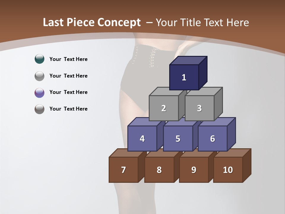 Cute Lady People PowerPoint Template