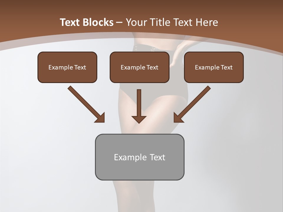 Cute Lady People PowerPoint Template