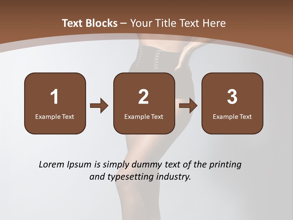 Cute Lady People PowerPoint Template