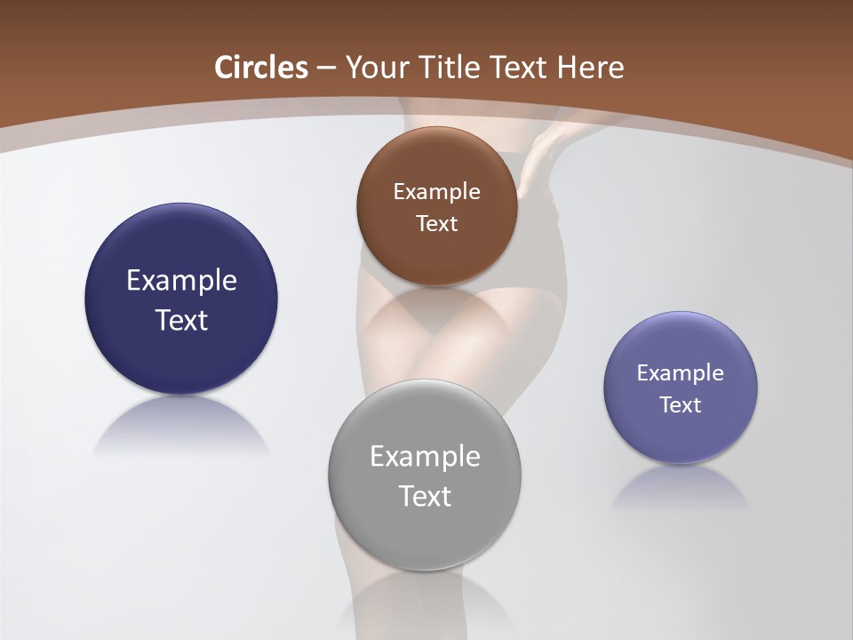 Cute Lady People PowerPoint Template